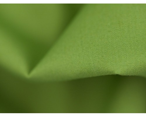 Plain Cotton Poplin Fabric -  Meadow Green